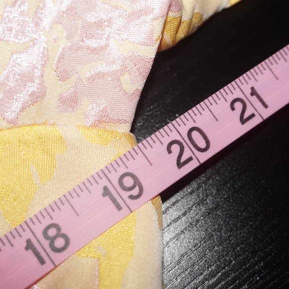 Nookie Solana Yellow Pink Brocade Mini Dress - Picture 6 of 7